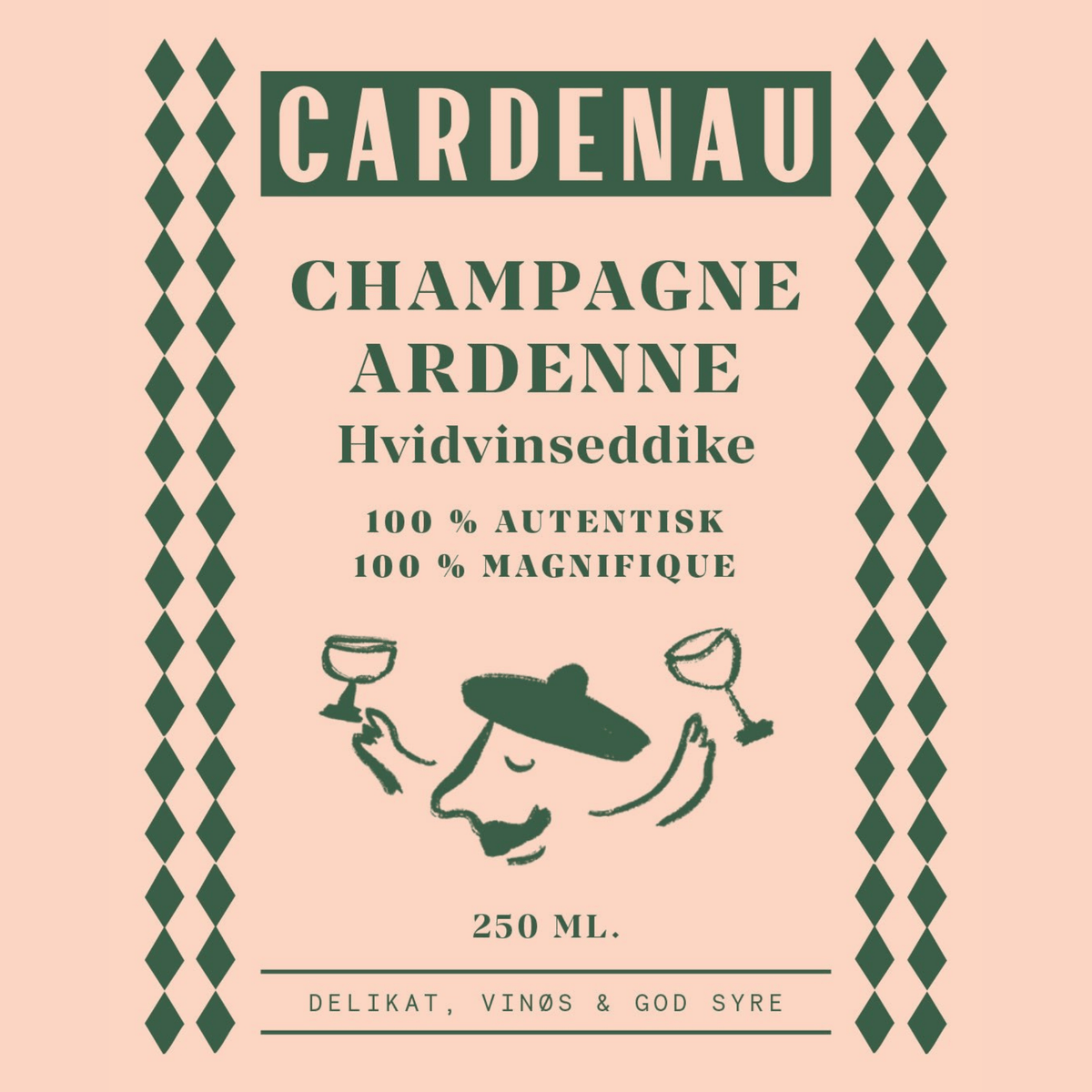 Champagne-Ardenne hvidvinseddike – 250 ml