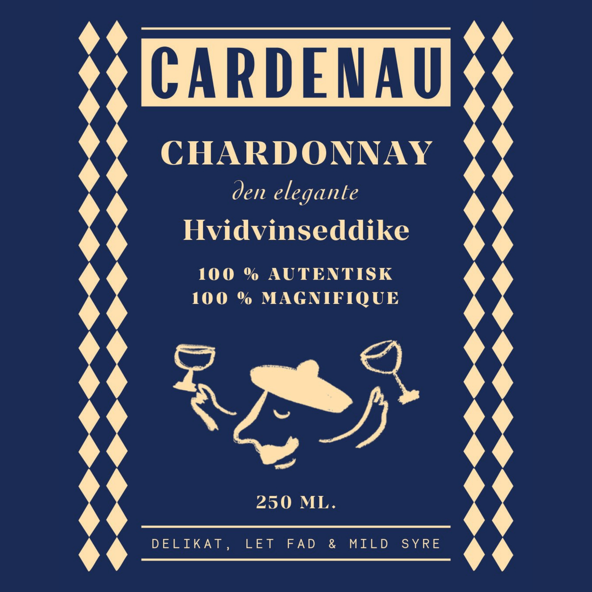 Chardonnay hvidvinseddike – 250 ml