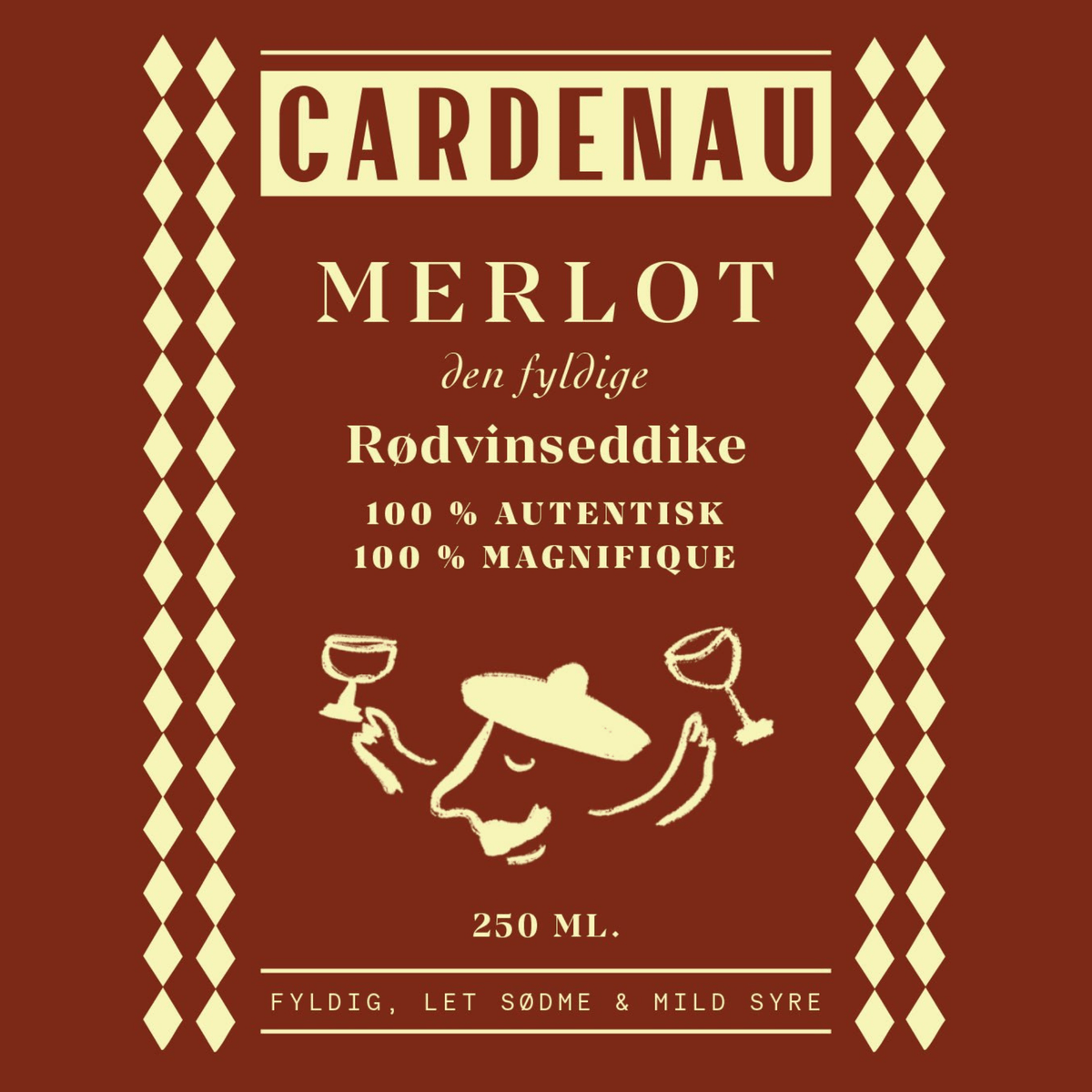 Merlot rødvinseddike – 250 ml