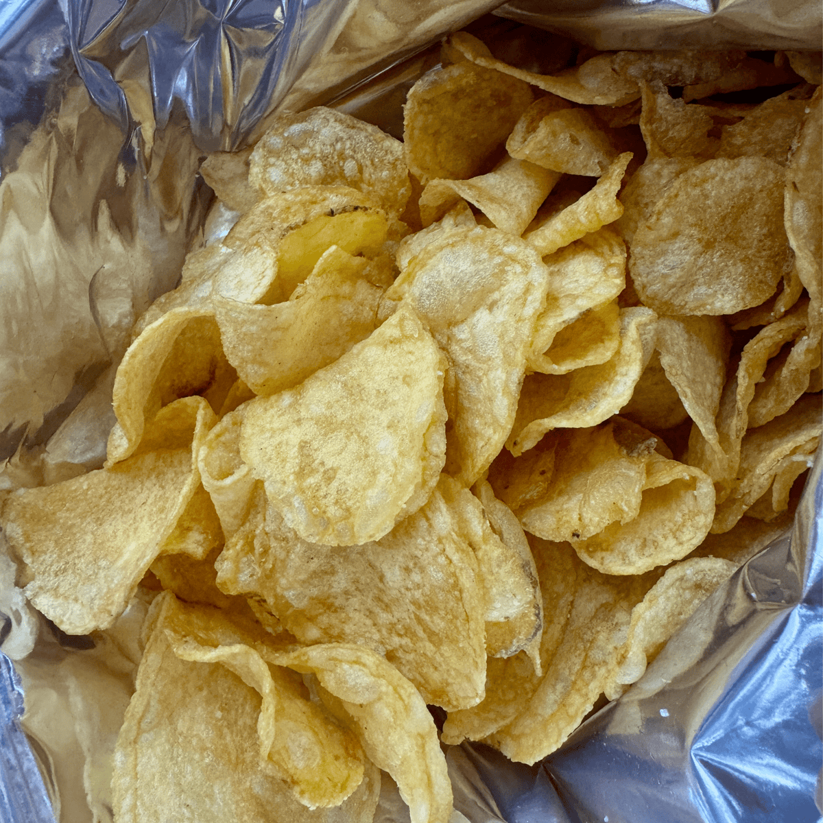 Kartoffelchips med mineralsalt – 140 g