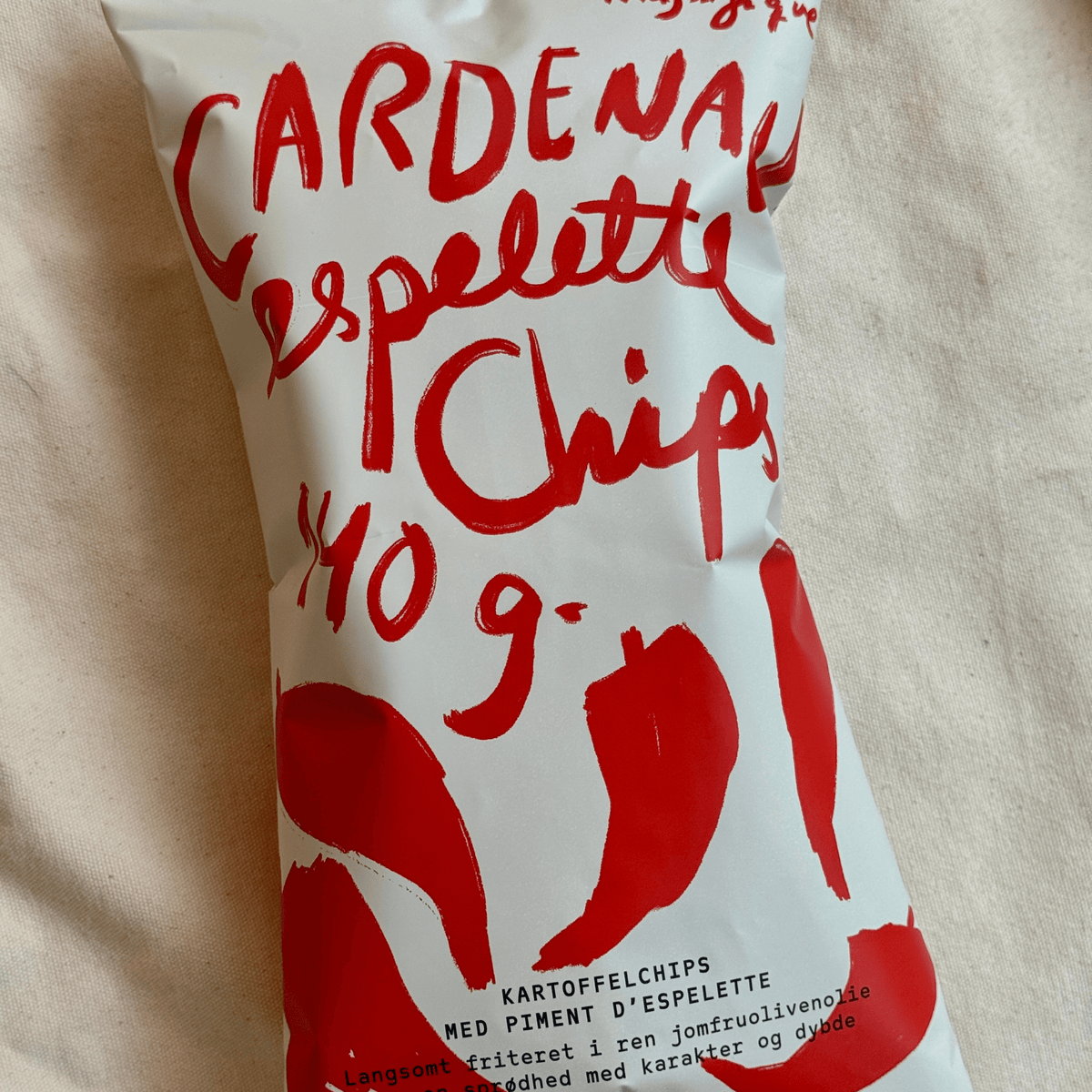 Kartoffelchips med Piment d'Espelette – 140 g