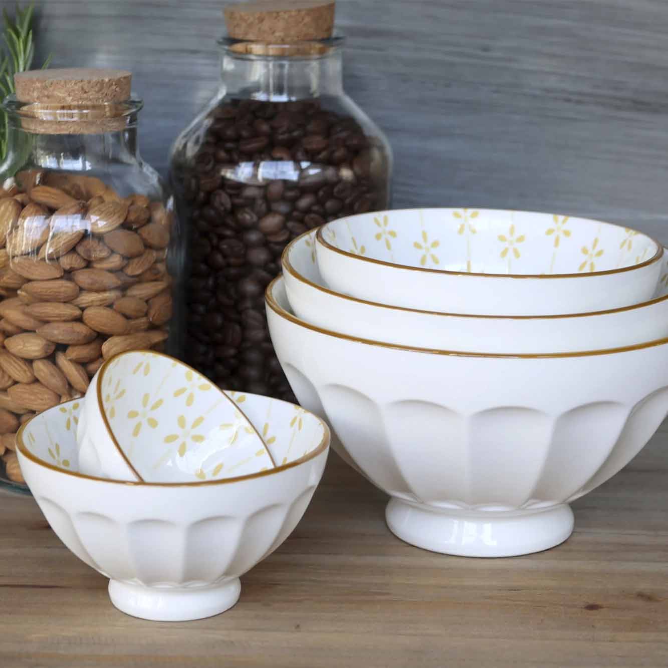 Arés Latteskål m. mønster