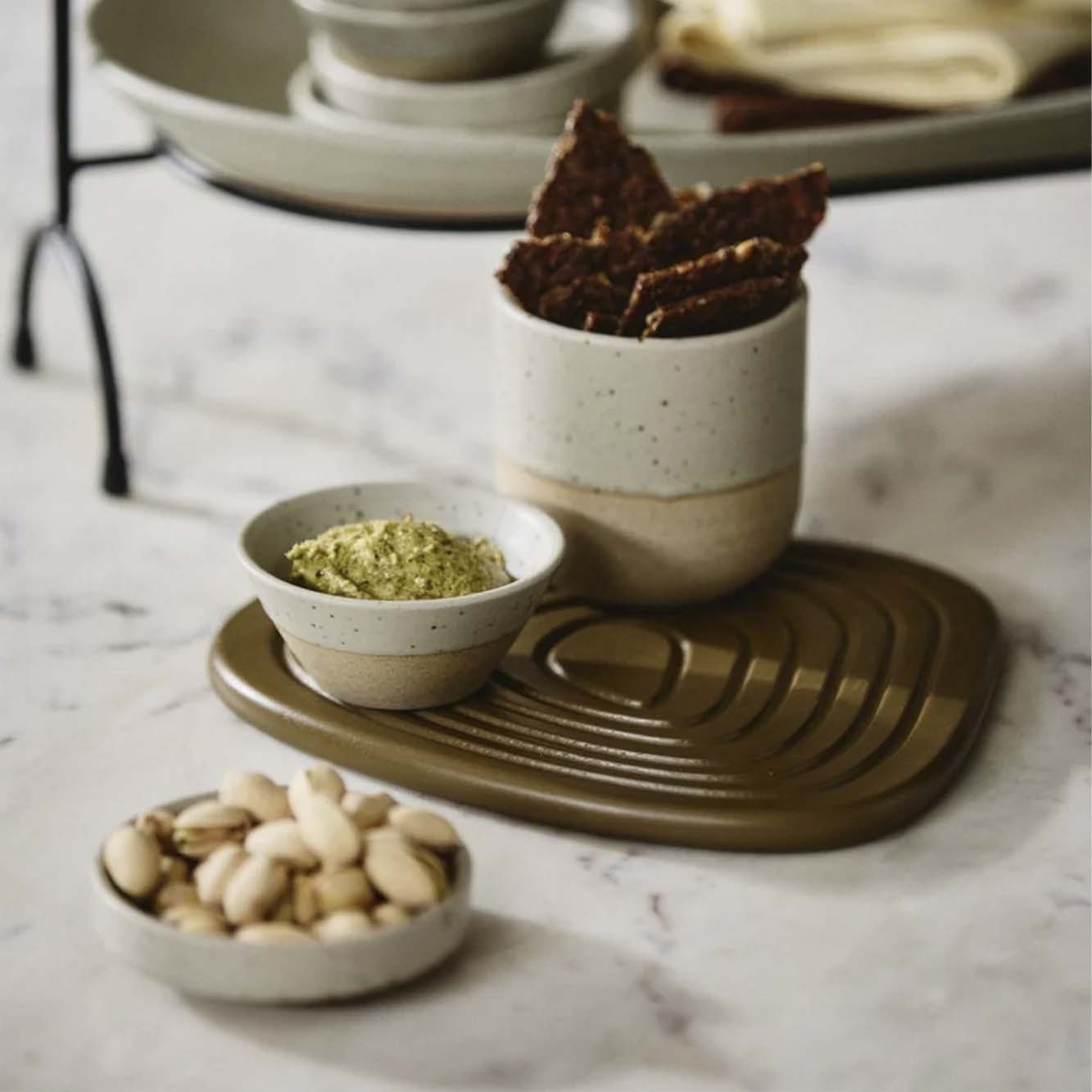 GRAINY konisk skål i keramik