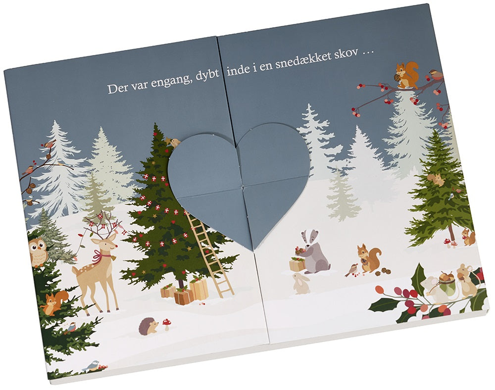 Julekalender med mørk chokolade