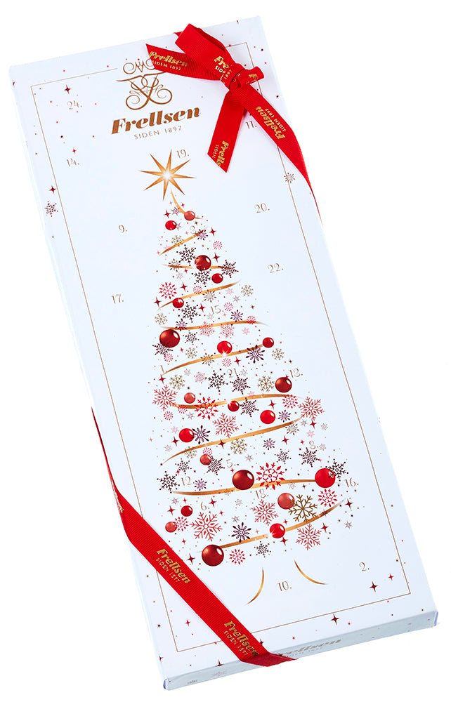 Julekalender med fyldt chokolade