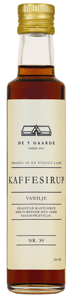 Kaffesirup med vanilje