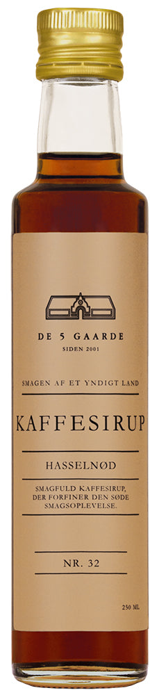 Kaffesirup med hasselnød