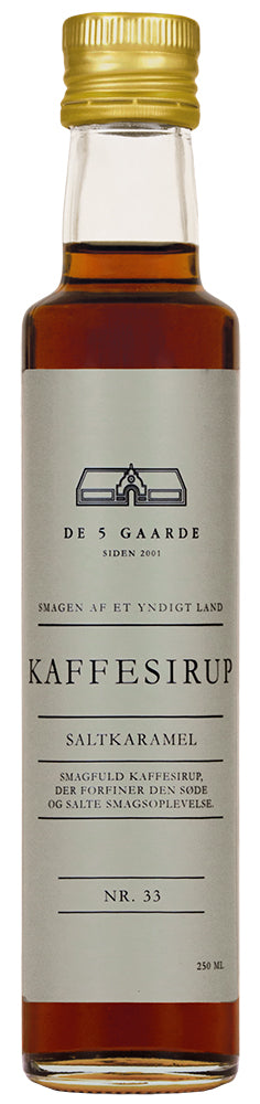 Kaffesirup med saltkaramel