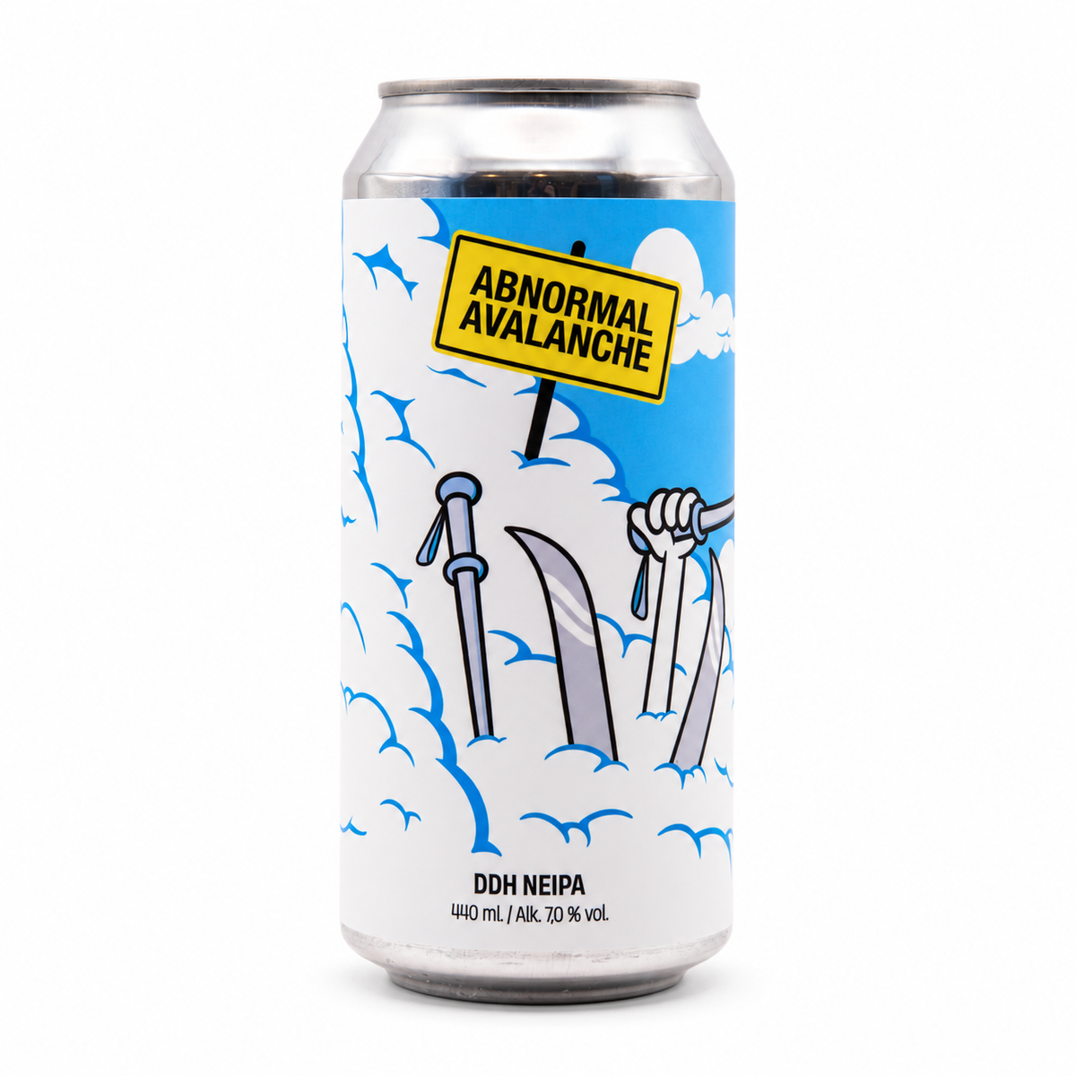 Abnormal Avalanche DDH NEIPA, 44 cl – hvid baggrund