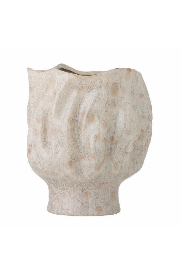 Adair Vase, Hvid, Stentøj