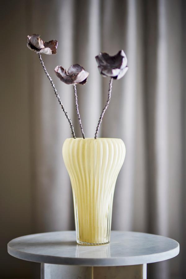 Averie Vase, Gul, Glas