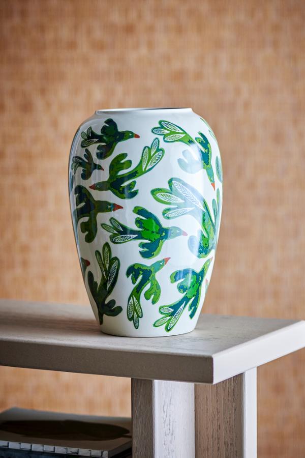 Birdliva Vase, Multifarvet, Stentøj