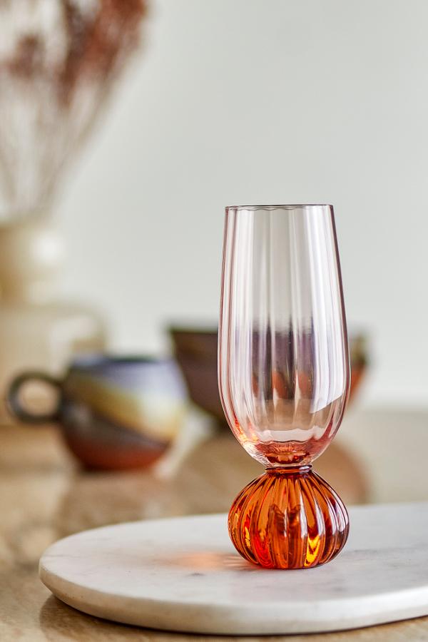 Taurin Champagneglas, Rosa, Glas