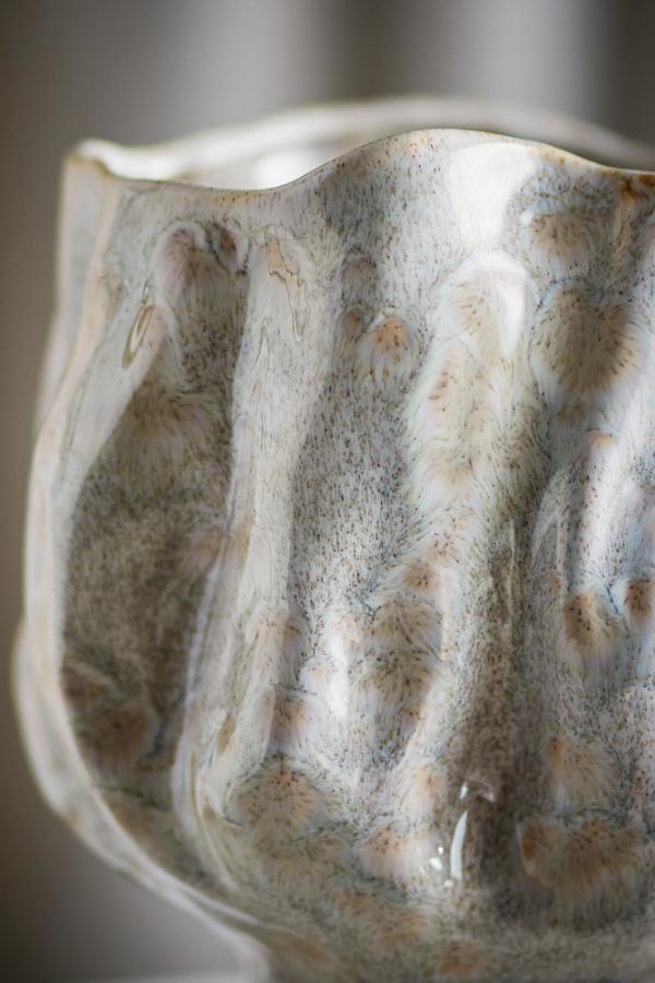Adair Vase, Hvid, Stentøj