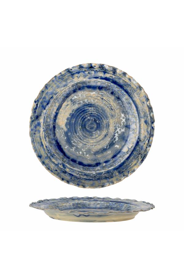 Rowan Serveringsfad, Blå, Stentøj