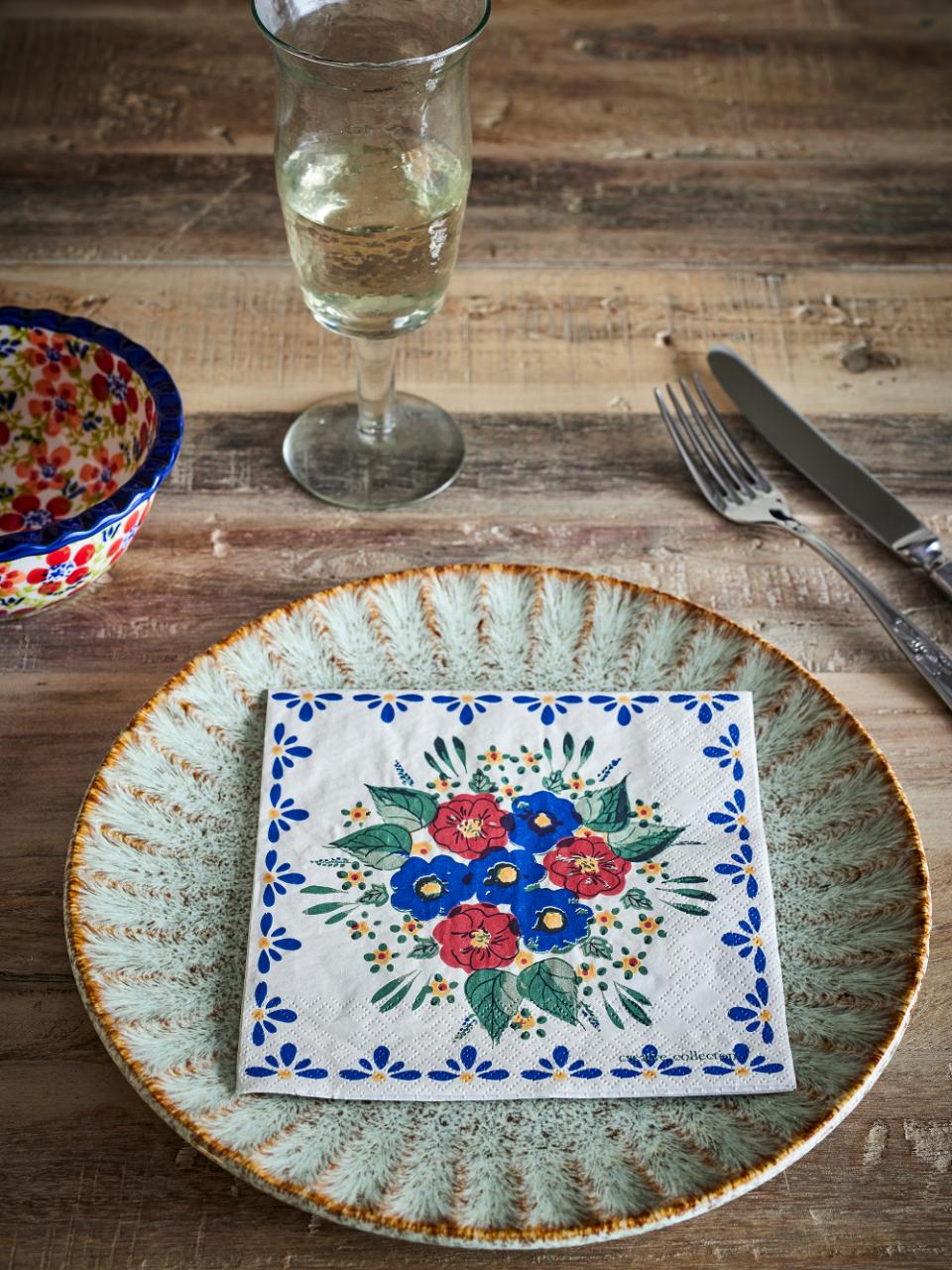 Florist Serviet, Multifarvet