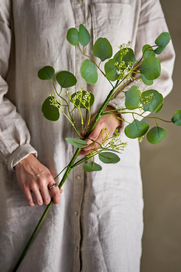Eucalyptus Stilk, Grøn, Kunstige Blomster