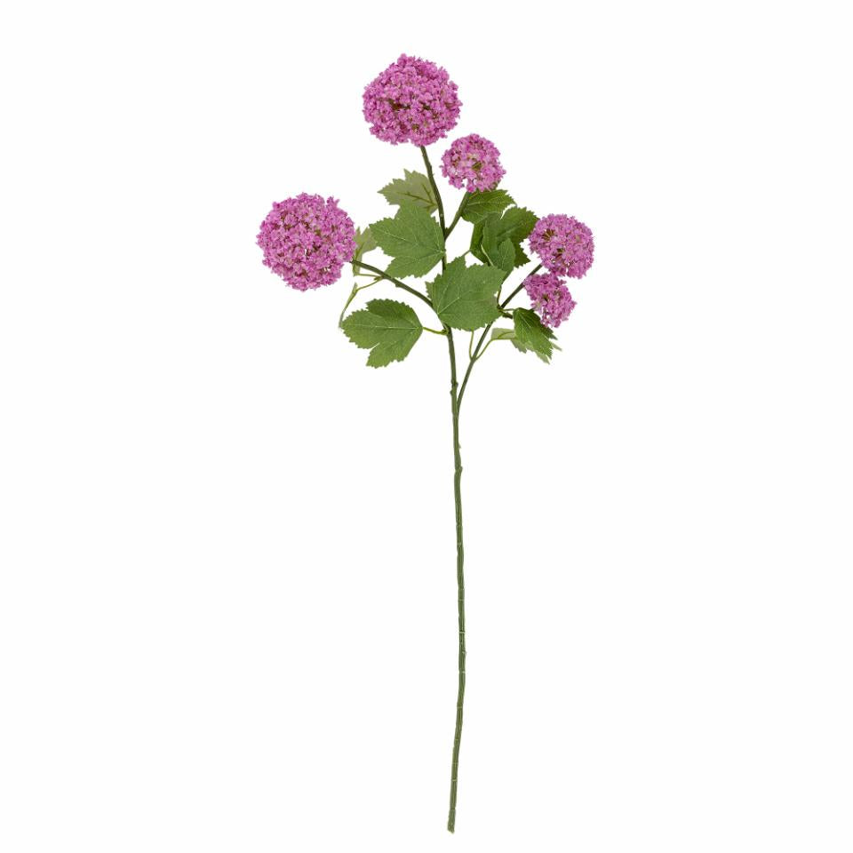 Snowball Stilk, Lilla, Kunstige Blomster