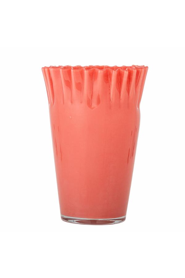 Janine Vase, Orange, Glas