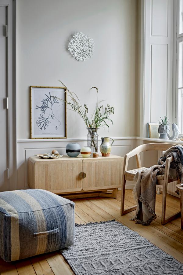 Melike Vase, Blå, Glas