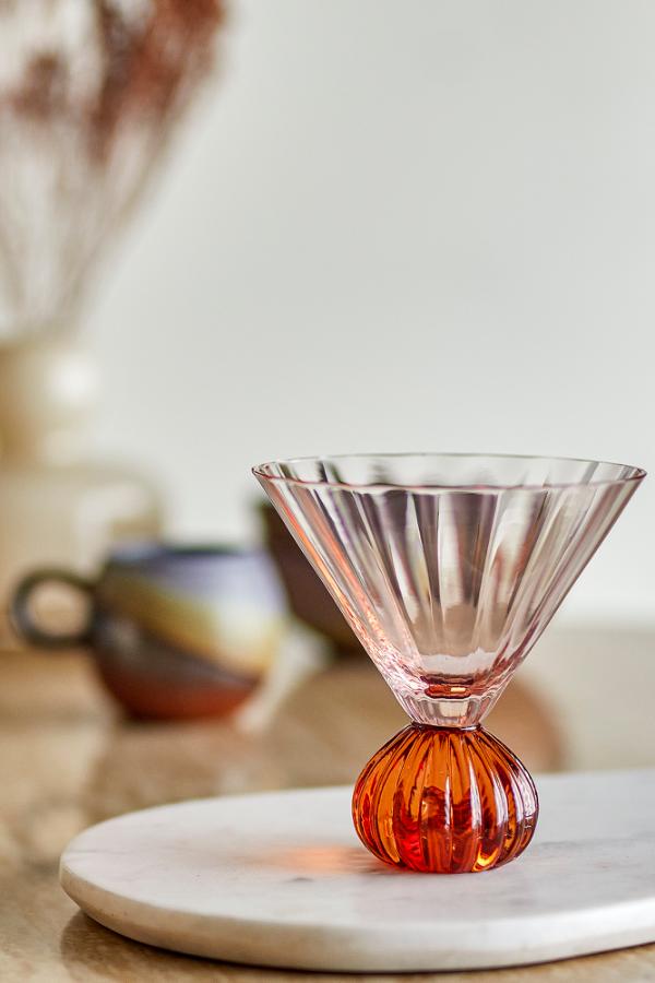 Taurin Cocktailglas, Rosa, Glas