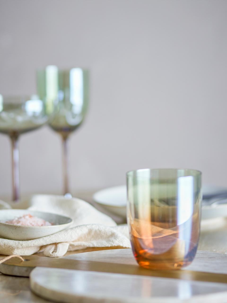 Aston Drikkeglas, Bronze, Glas