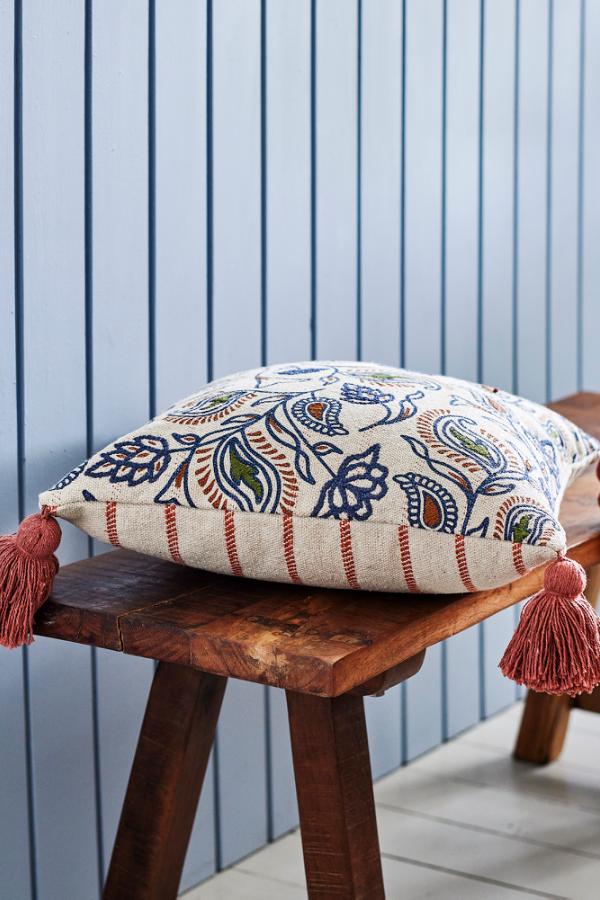 Paisley Pude, Multifarvet, Genanvendt Bomuld