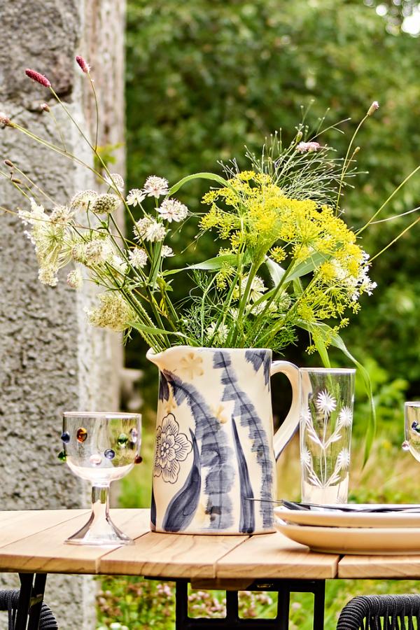 Anuuk Vase, Blå, Stentøj