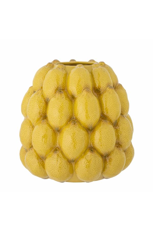 Limone Vase, Gul, Stentøj