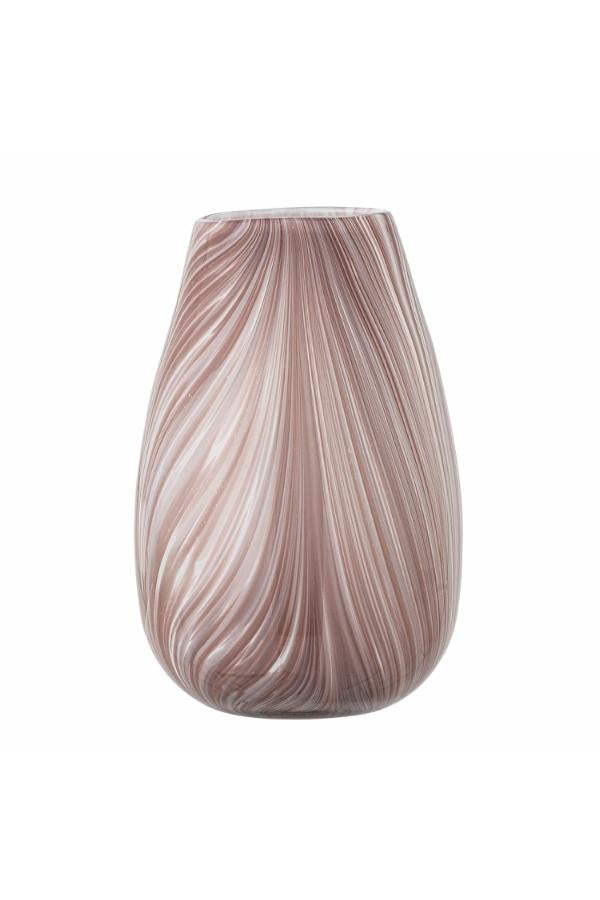 Ennis Vase, Rosa, Glas