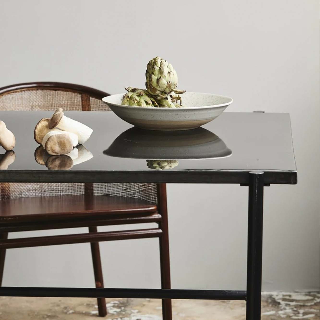 GRAINY salatskål i keramik - ø34 cm - sand