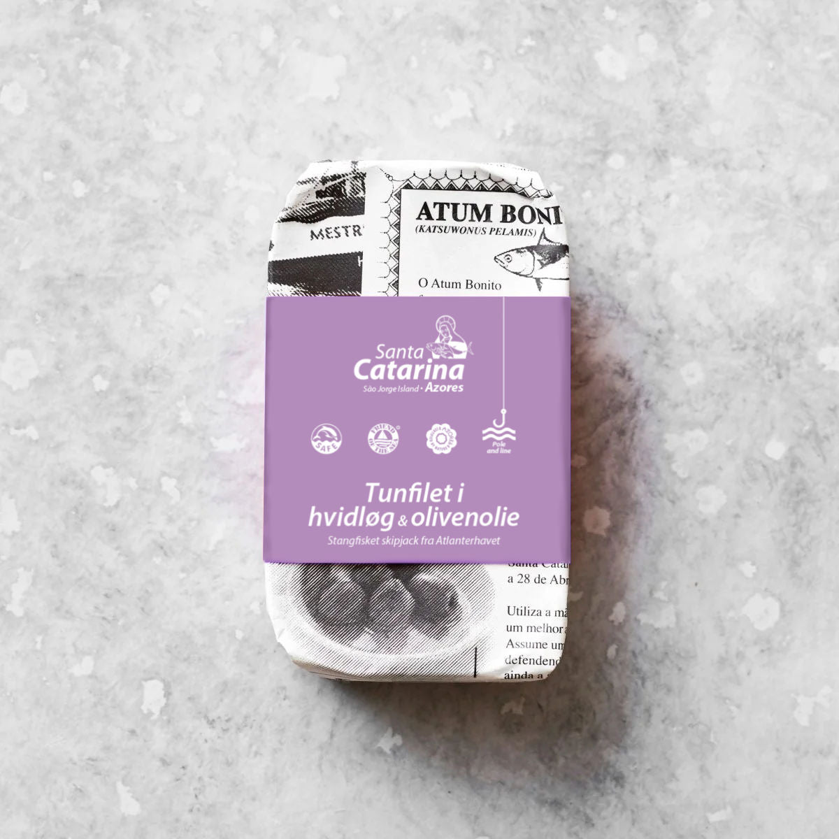 Tunfilet i hvidløg og olivenolie – originalt produktbillede