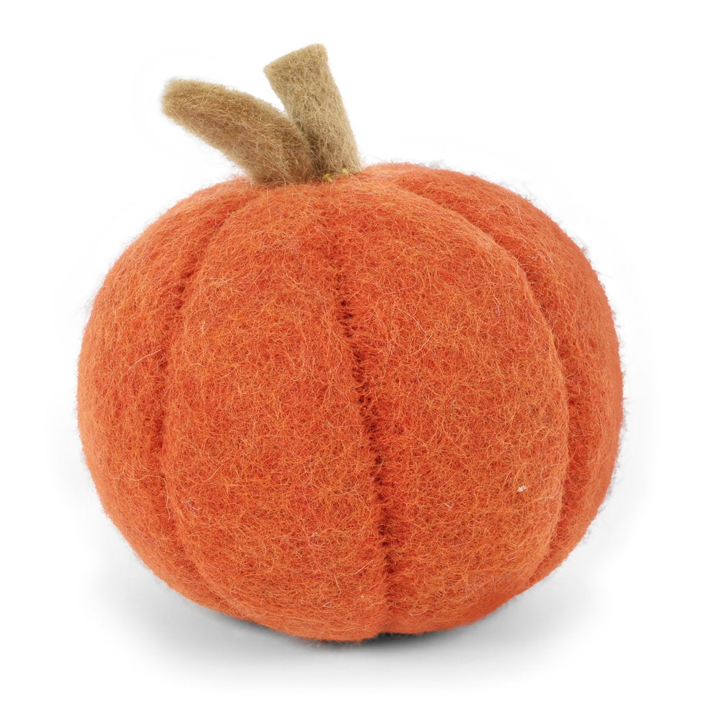 Græskar – rustrødt – 10 cm – Gry & Sif