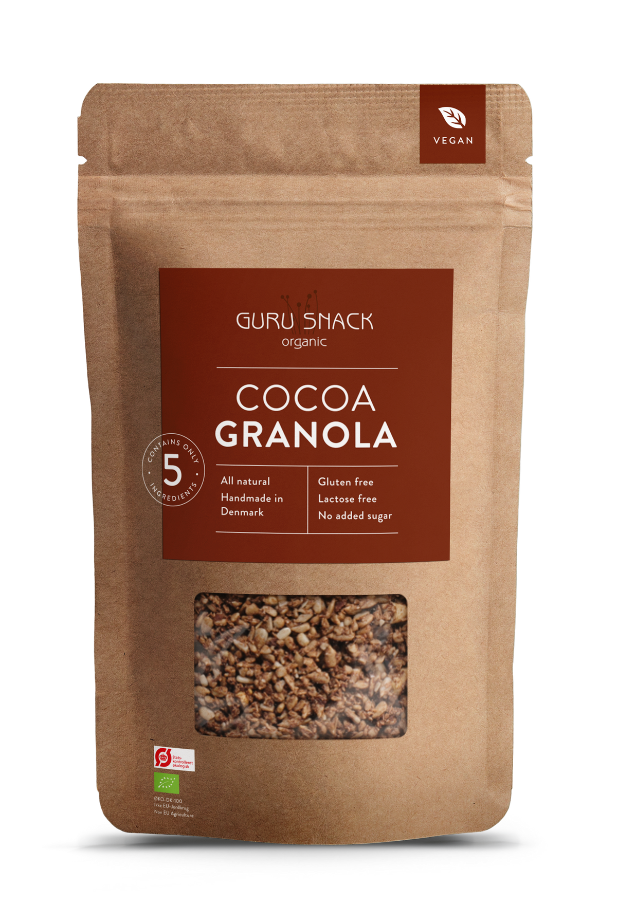 Guru Snack økologisk Cocoa Granola 350 g