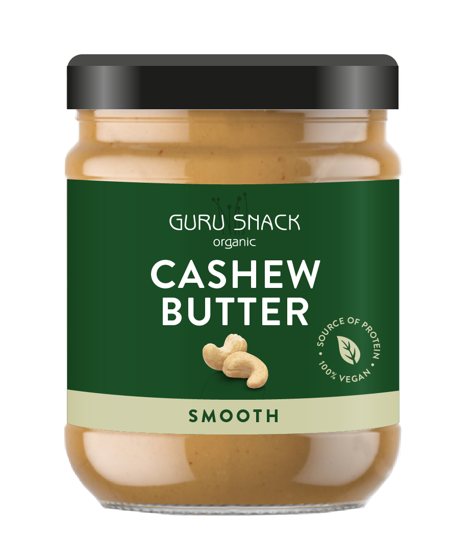 Guru Snack Økologisk Cashew Butter Smooth 250 g
