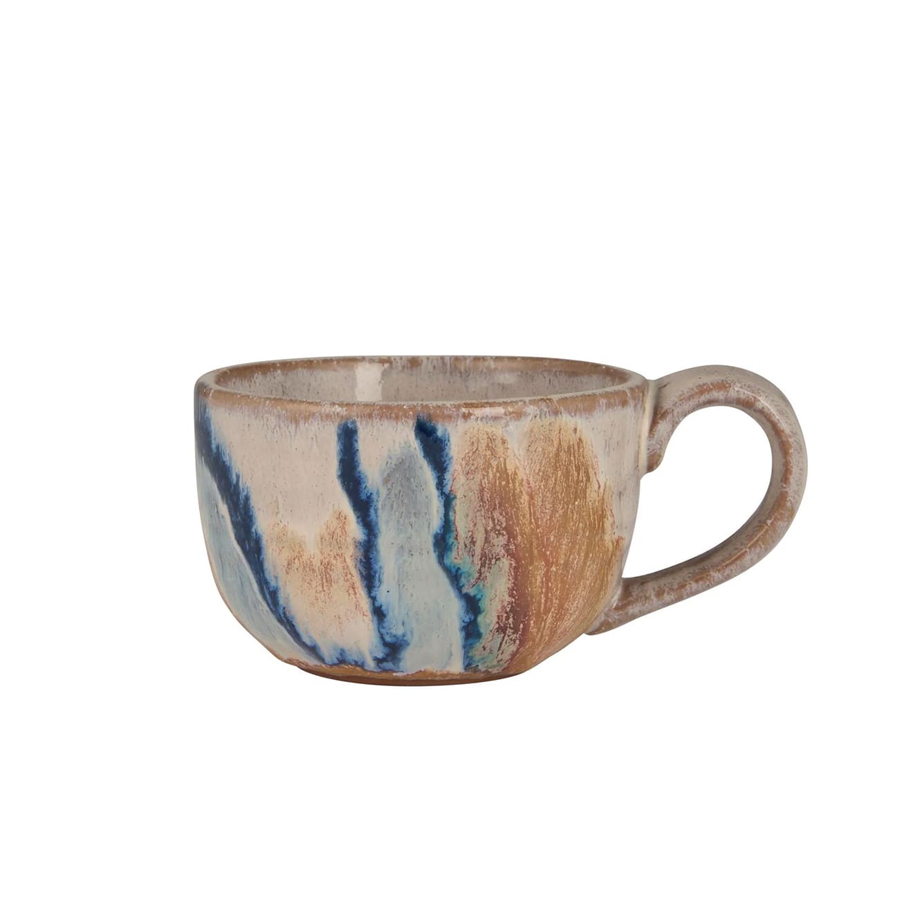 Krus m/hank Trosa blå struktur