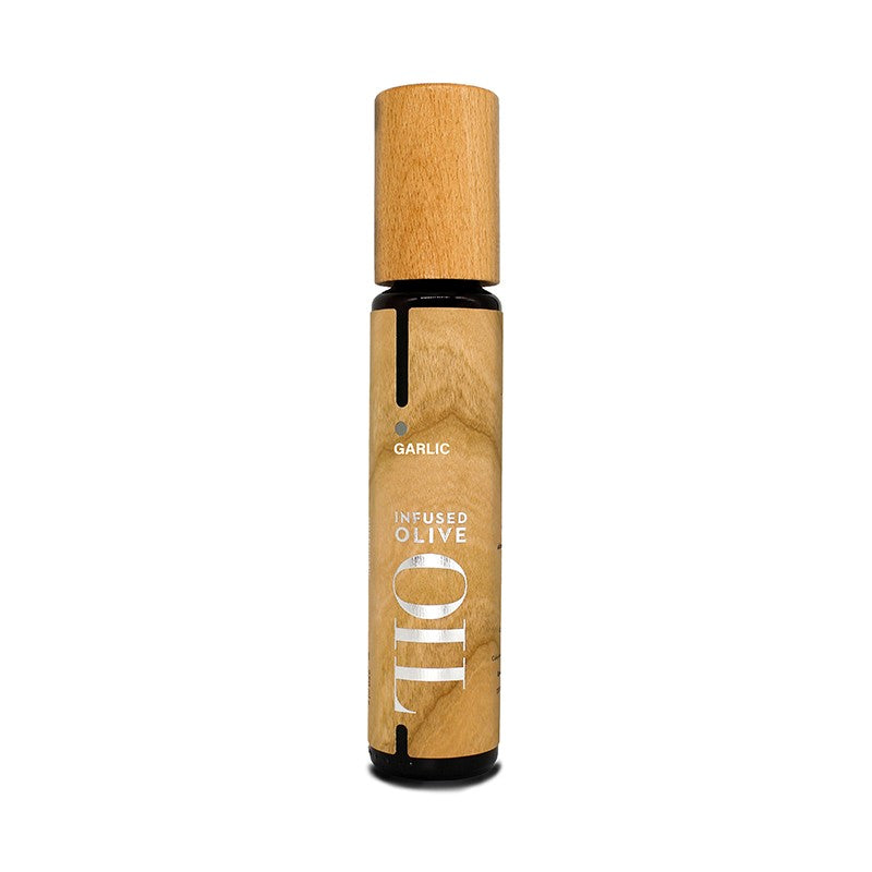 Olivenolie m. hvidløg i trædesign