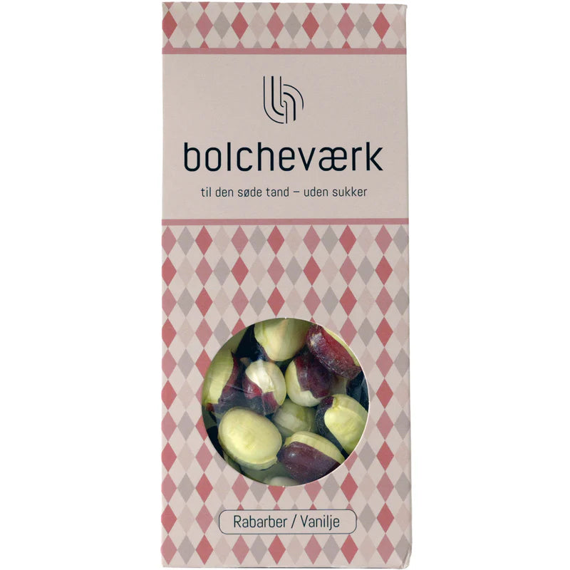 Rabarber & vanilje - Sukkerfri bolcher