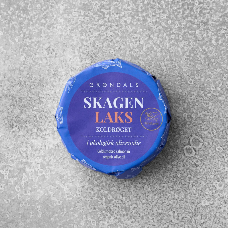 Skagen laks; Koldrøget i økologisk olivenolie