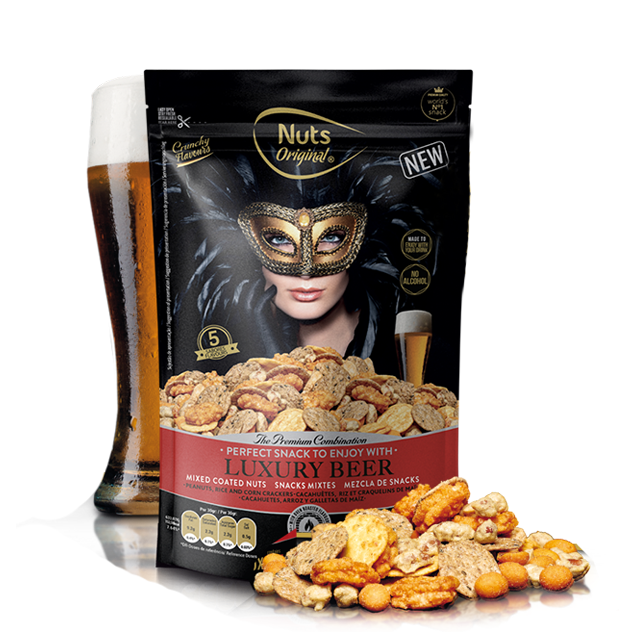 Luxury Beer | Mixed Coated Nødder