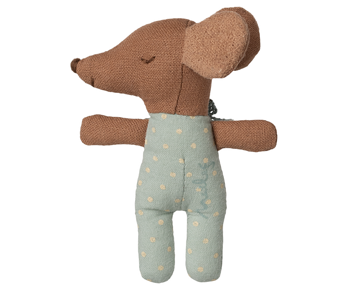 Sleepy wakey baby mus i tændstikæske - Blå – billede 3