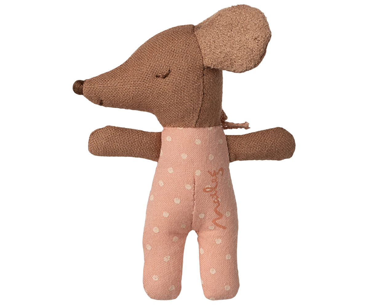 Sleepy wakey baby mus i tændstikæske - Rosa – billede 3