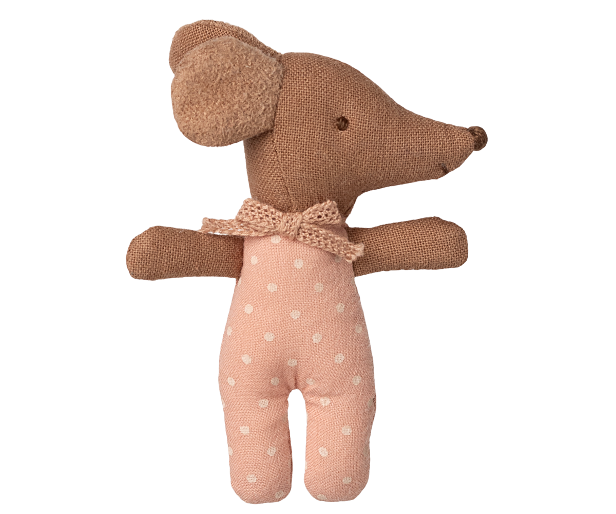 Sleepy wakey baby mus i tændstikæske - Rosa – billede 4