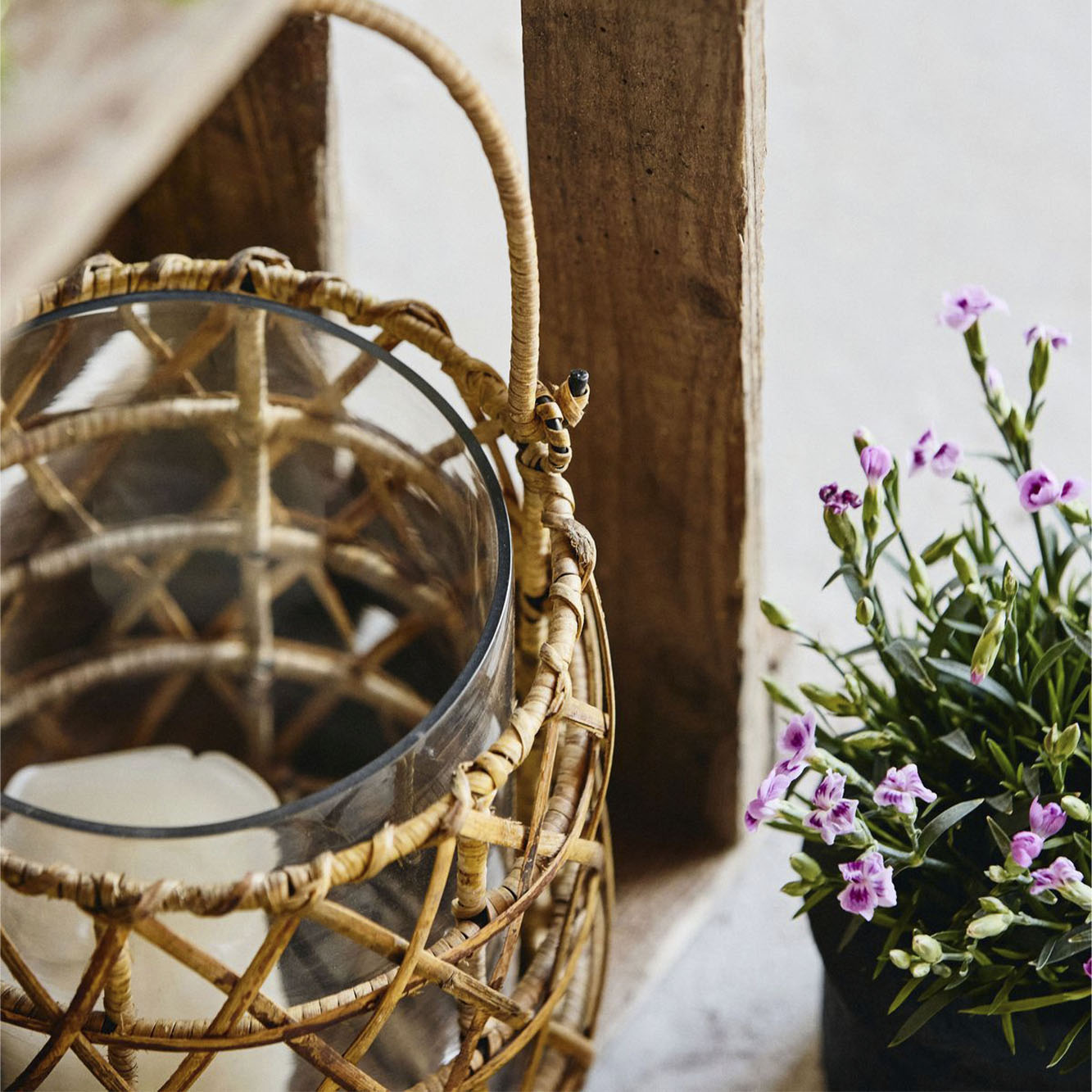 GHIZO lanterne i sukkerrør- Lille