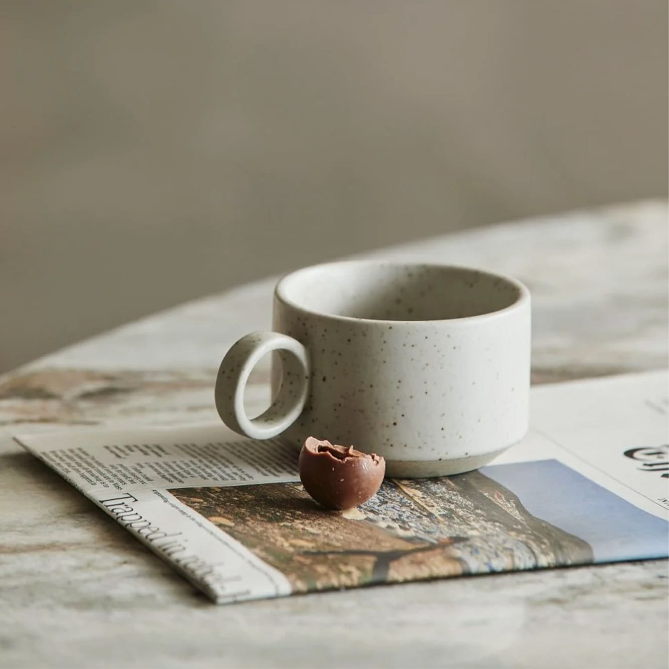 GRAINY tekop i keramik m/hank