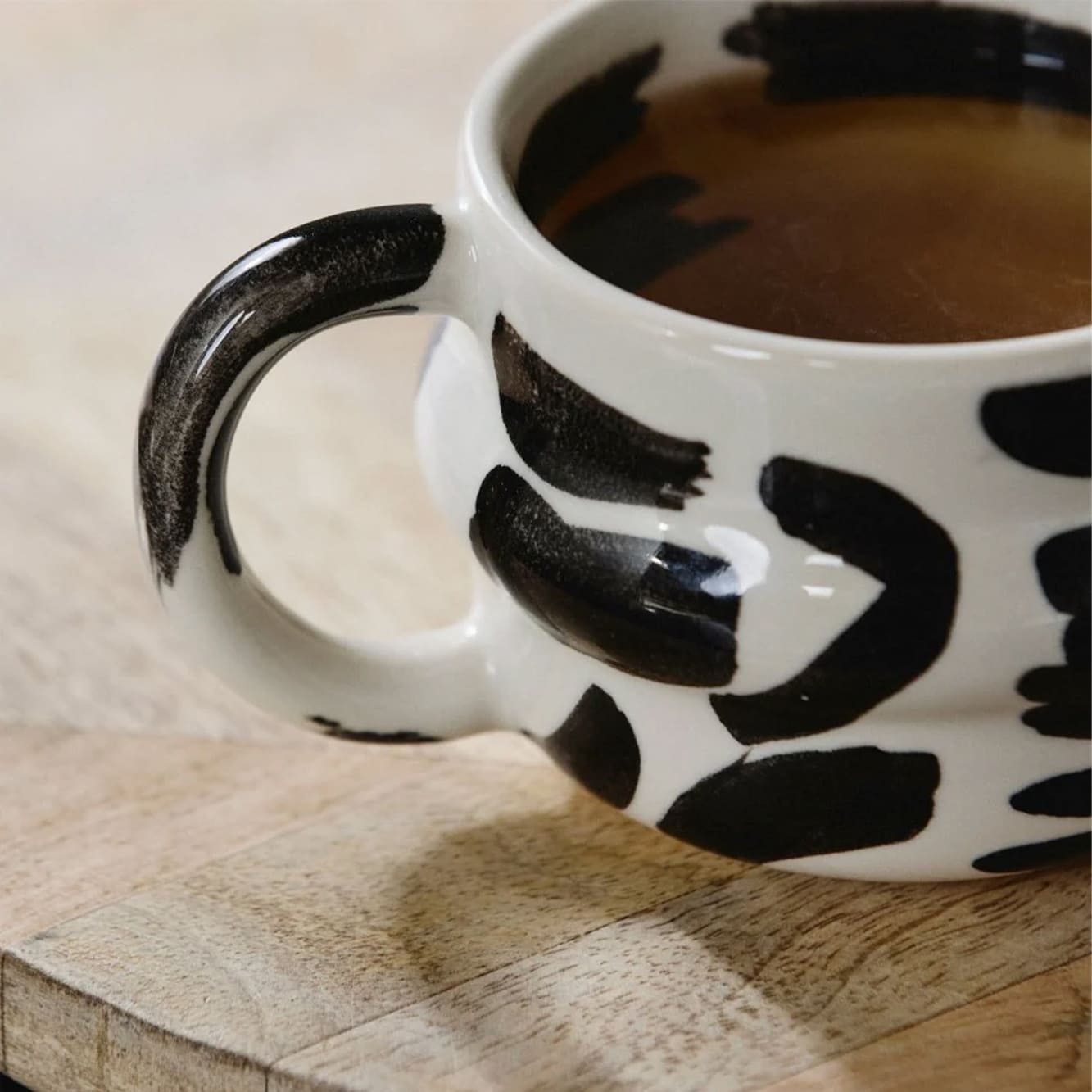 YSIA kop, colorblock - sort/råhvid