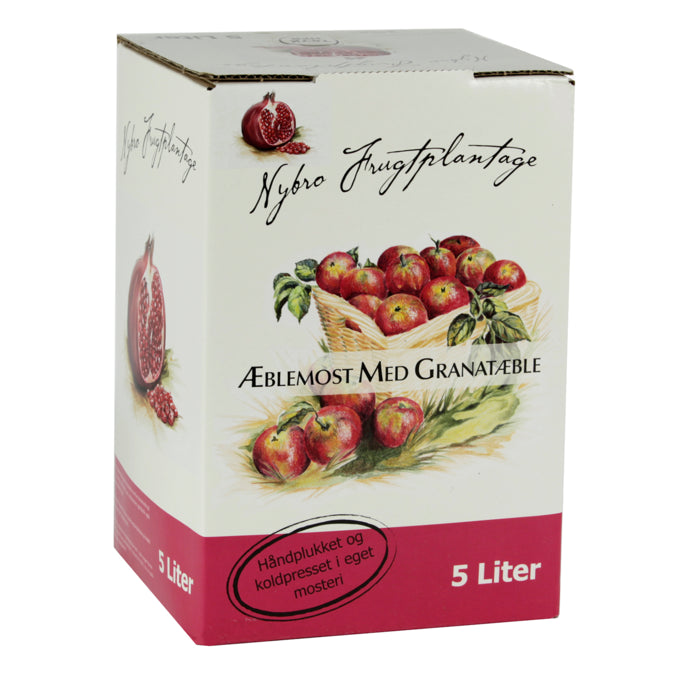 Nybro æblemost med granatæble 5 l