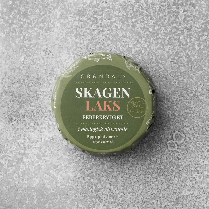 Skagen laks; Peberkrydret i økologisk olivenolie