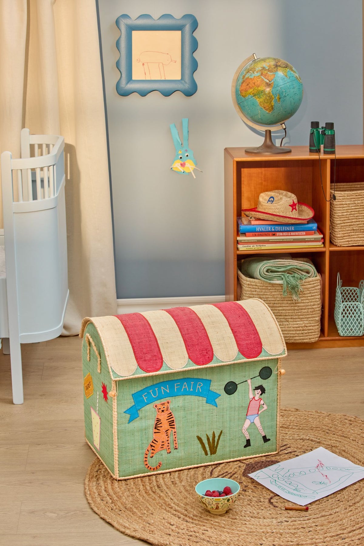 RICE kurvehus – Fun Fair – stor – mint – billede 1