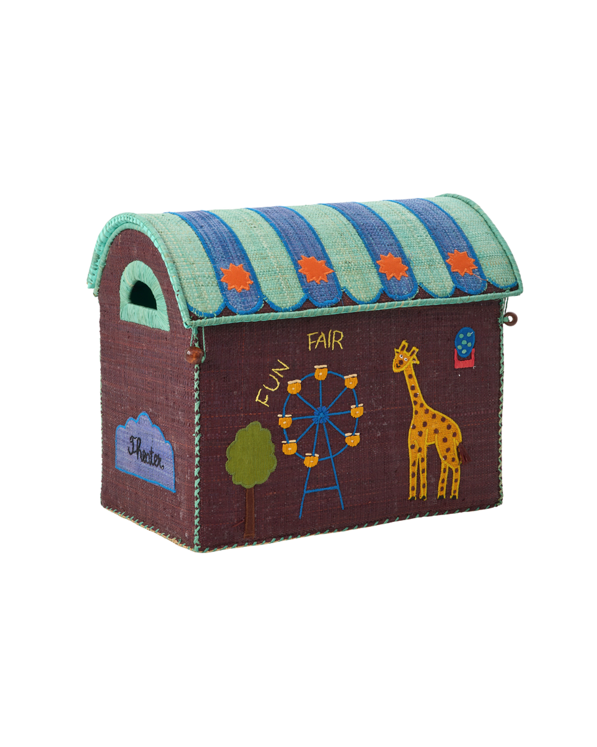RICE kurvehus – Fun Fair – lille – brun – billede 1